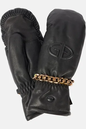 Goldbergh Kendall chain-detail logo mittens
