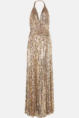 Dolce & Gabbana Sequined halterneck gown