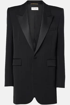 Saint Laurent Grain de poudre tuxedo jacket