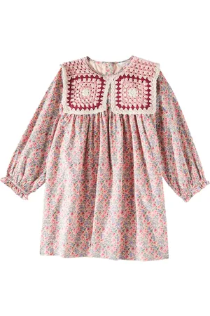 Louise Misha Warise crochet-trimmed cotton dress