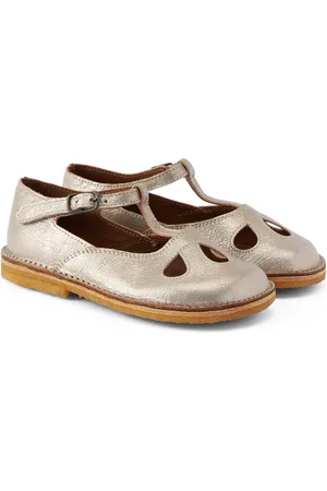 PèPè PÃ¨PÃ¨ Metallic leather ballet flats