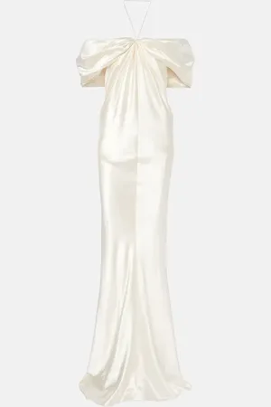 Danielle Frankel Bridal Cleo wool and silk gown