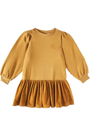 Molo Cinna puff-sleeve cotton-blend dress