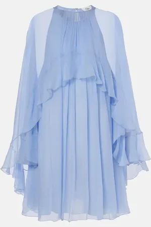 Chloé ChloÃ© Ruffled silk minidress