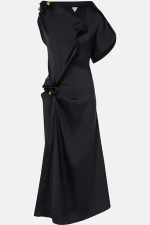 Bottega Veneta Gathered midi dress
