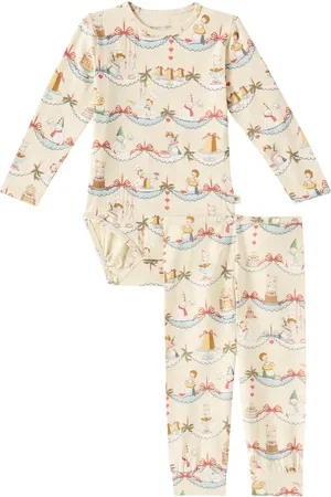 Konges Sløjd Konges SlÃ¸jd Baby cotton-blend bodysuit and sweatpants set