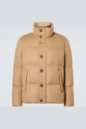 HERNO Camel hair down jacket