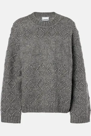 Ganni Wool and cotton sweater