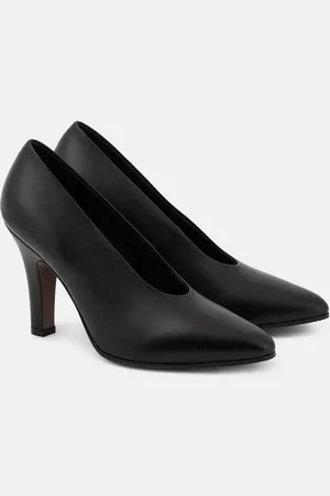 The Row Prudens 90 leather pumps