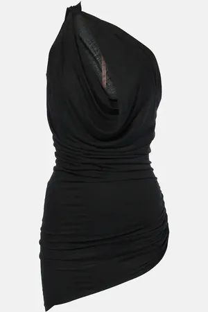Rick Owens Draped jersey minidress