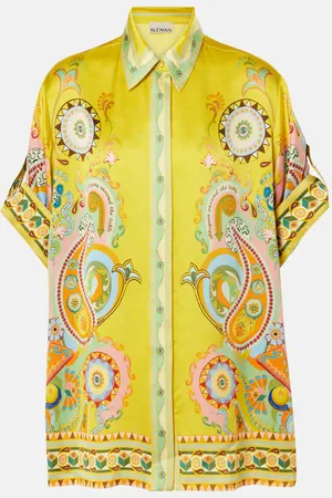 ALÉMAIS AlÃ©mais Pinball printed silk shirt