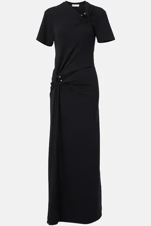 Paco rabanne Cutout jersey maxi dress