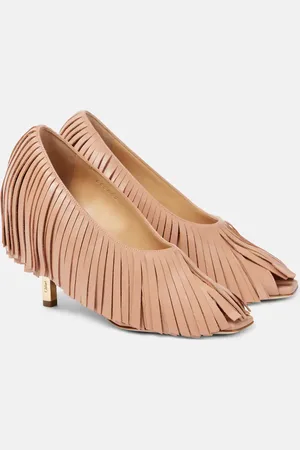 Chloé ChloÃ© Mona fringed leather pumps