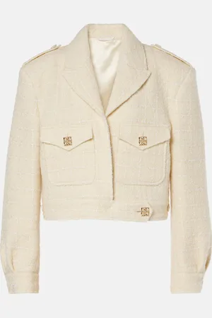 Givenchy 4G Liquid cropped tweed jacket