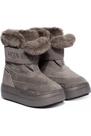 Moon Boot Junior Park suede snow boots