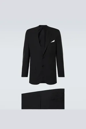 Kiton Single-breasted wool suit