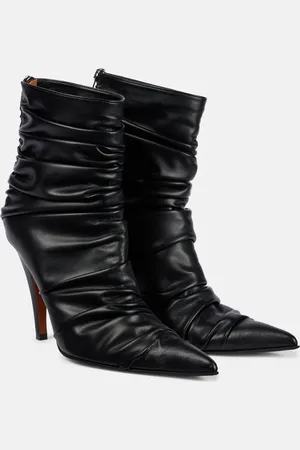 Alexander McQueen Ruched ankle boots