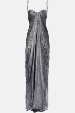 MARIA LUCIA HOHAN Victoria draped silk gown