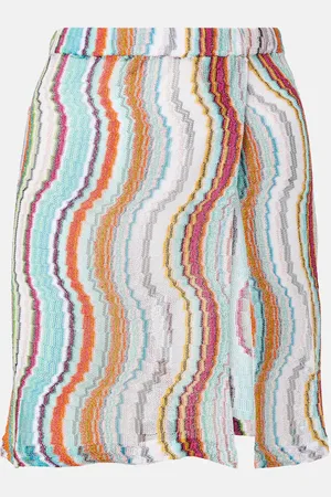 Missoni Printed lamÃ© miniskirt