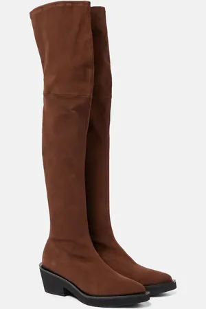 Robert Clergerie Tenny suede over-the-knee boots