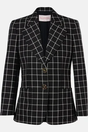 VALENTINO Checked wool jacket
