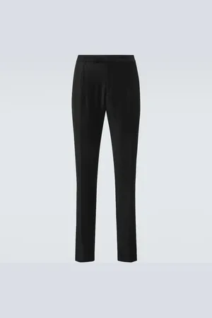 LARDINI Velvet tuxedo pants