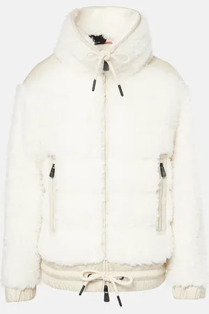 Moncler Faux shearling down jacket