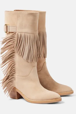 See by Chloé See By ChloÃ© Santiag 65 suede knee-high boots