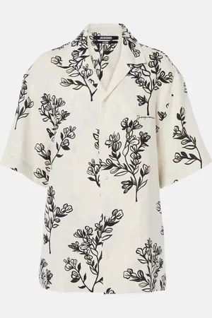Jacquemus Jean floral linen bowling shirt