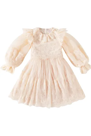Petite Amalie Lace-appliquÃ© tulle dress