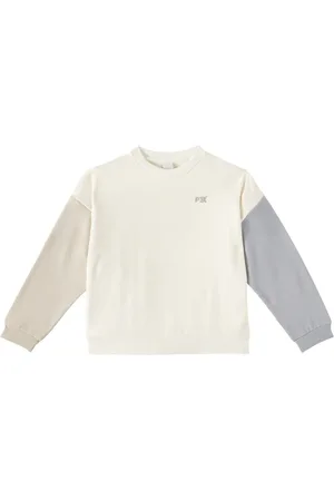 Rylee + Cru Colorblocked cotton-blend sweatshirt