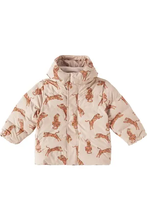 Konges Sløjd Konges SlÃ¸jd Ace printed faux shearling-trimmed rain jacket