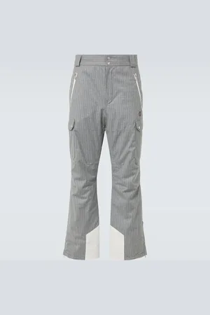 Brunello Cucinelli Chalk stripe wool flannel ski pants