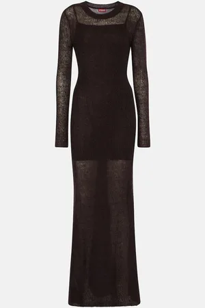 Staud Eiza mesh maxi dress