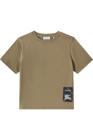 Burberry Embroidered cotton T-shirt