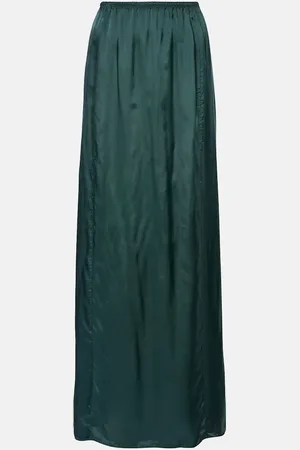 Maison Margiela Satin maxi skirt
