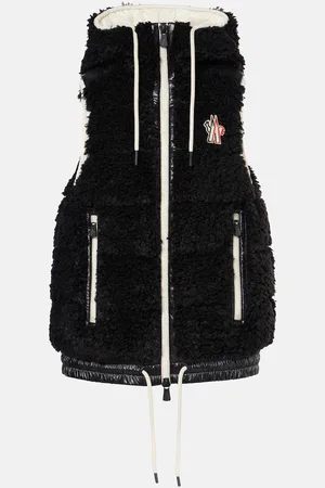 Moncler Logo teddy down vest