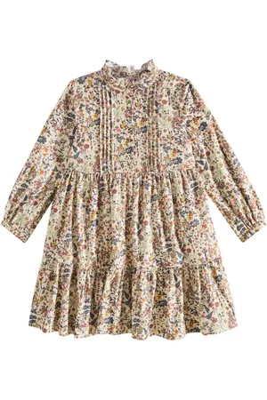 BONPOINT Gwyneth floral cotton corduroy dress