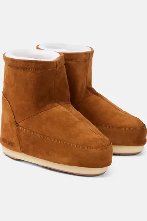 Moon Boot Icon Low suede snow boots