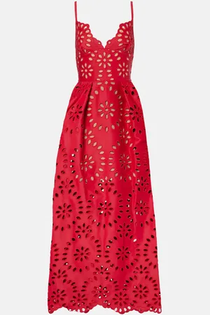 Elie saab Floral embroidered satin gown