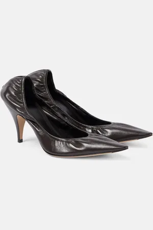 The Row Uxor leather pumps