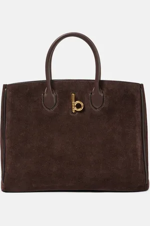 Burberry Rocking Horse Small suede tote bag