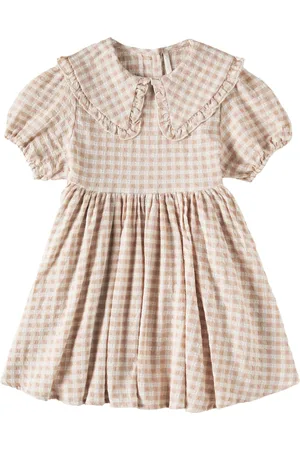 Rylee + Cru Camille gingham cotton dress