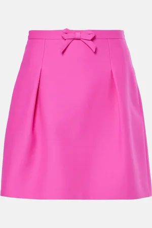 VALENTINO Crepe Couture miniskirt
