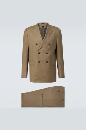 Ermenegildo Zegna Double-breasted wool twill suit