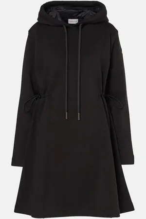 Moncler Cotton-blend fleece minidress