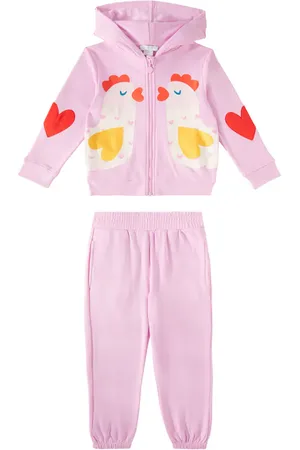 Stella McCartney Printed cotton fleece tracksuit