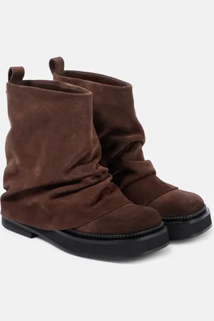 The Attico Mini Robin suede ankle boots