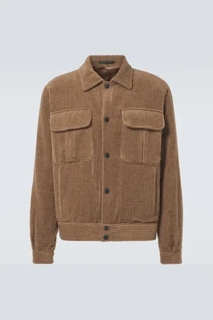Giorgio Armani Wool and cashmere velvet blouson