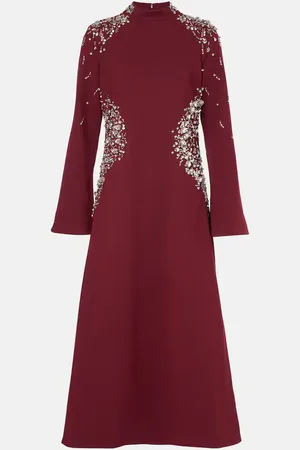 Simkhai Odetta embellished crÃªpe midi dress